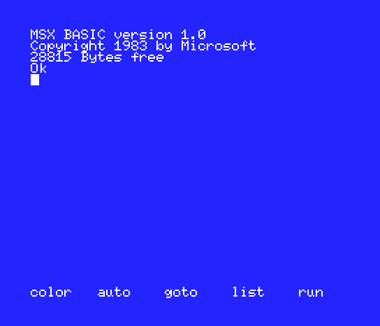 cx5m128 screenshot