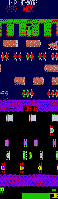 frogger screenshot