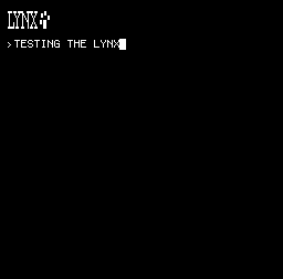 lynx48k screenshot